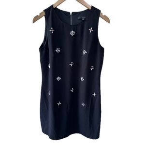 City Studio Juniors Embellished Beaded Floral Pattern Jewels Sheath Mini Dress 7